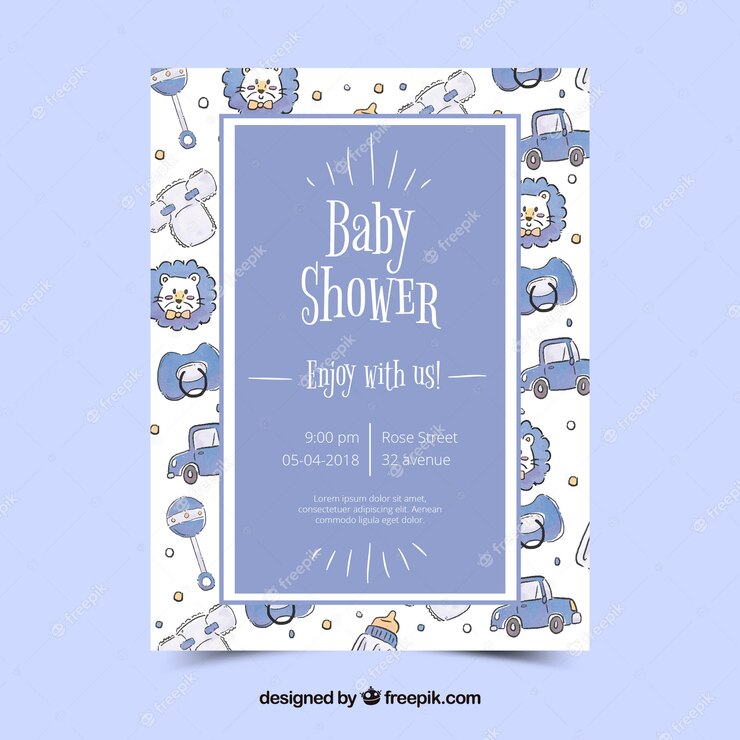 Blue Baby Shower Invitation Template 23 2147765223