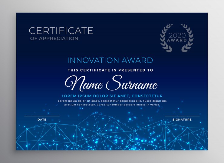 Blue Innovation Technology Template Design 1017 15031