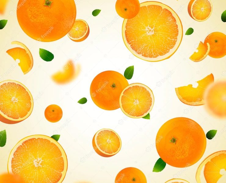Orange concept background Free Vector Orange concept background Free Vector