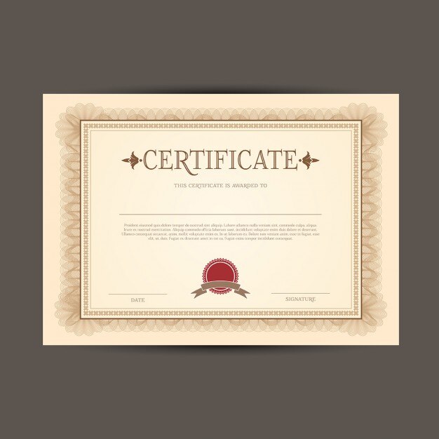 Certificate Diploma Template 1048 1301