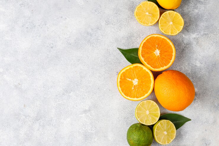 Citrus Background With Assorted Fresh Citrus Fruits 114579 9913