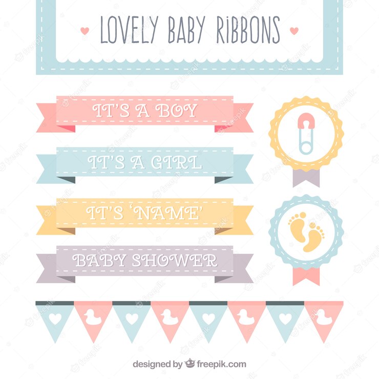 Collection Awesome Baby Ribbons Pastel Colors 23 2147586087