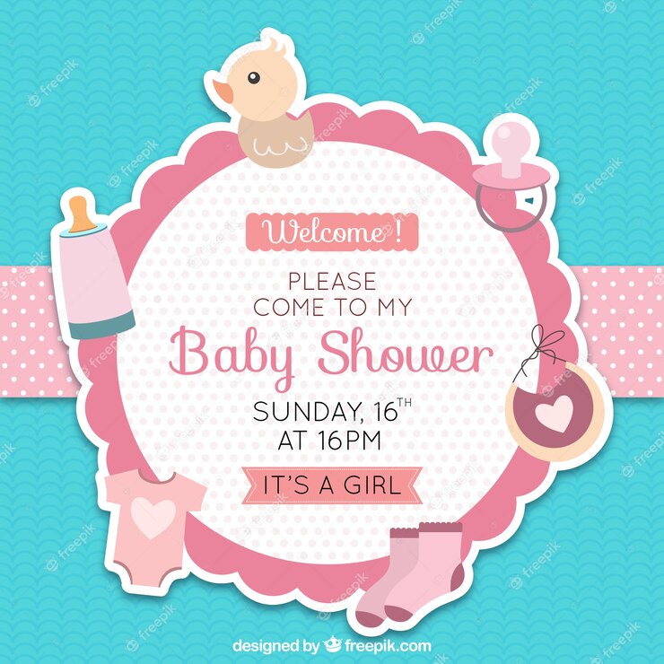 Cute Baby Shower Badge 23 2147543161