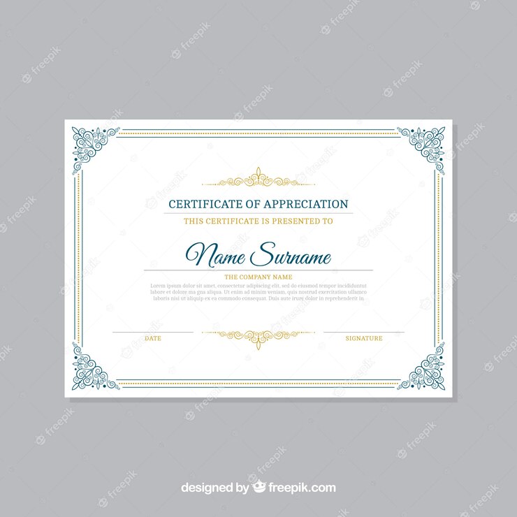 Elegant Certificate Template 23 2147864899