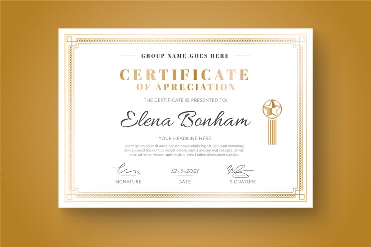 Elegant Certificate Template 23 2148388672