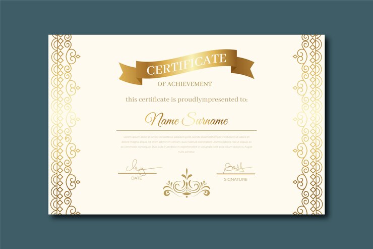 Elegant Certificate Template 23 2148393258