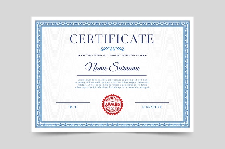 Elegant Certificate Template 23 2148402680