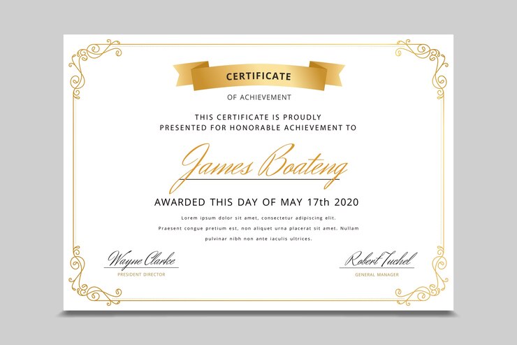 Elegant Certificate Template 23 2148405754