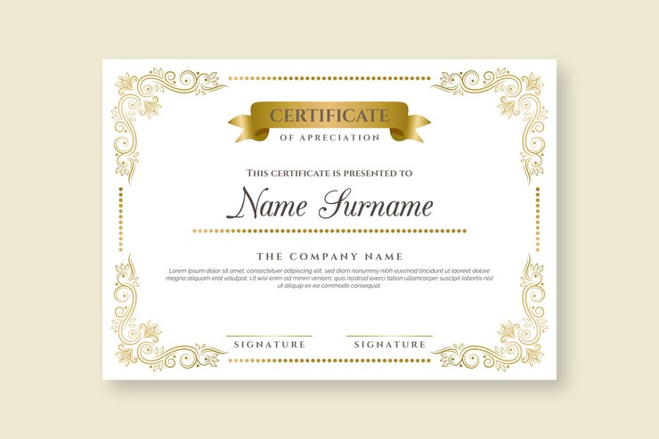 Elegant Certificate Template 23 2148406556