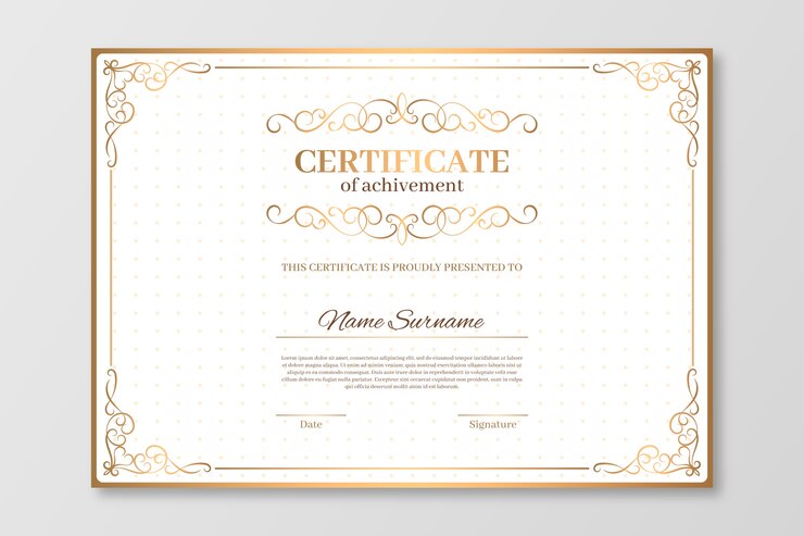 Elegant Certificate Template 23 2148409136