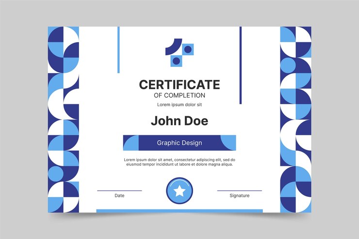 Flat Modern Certificate Template 23 2148972875