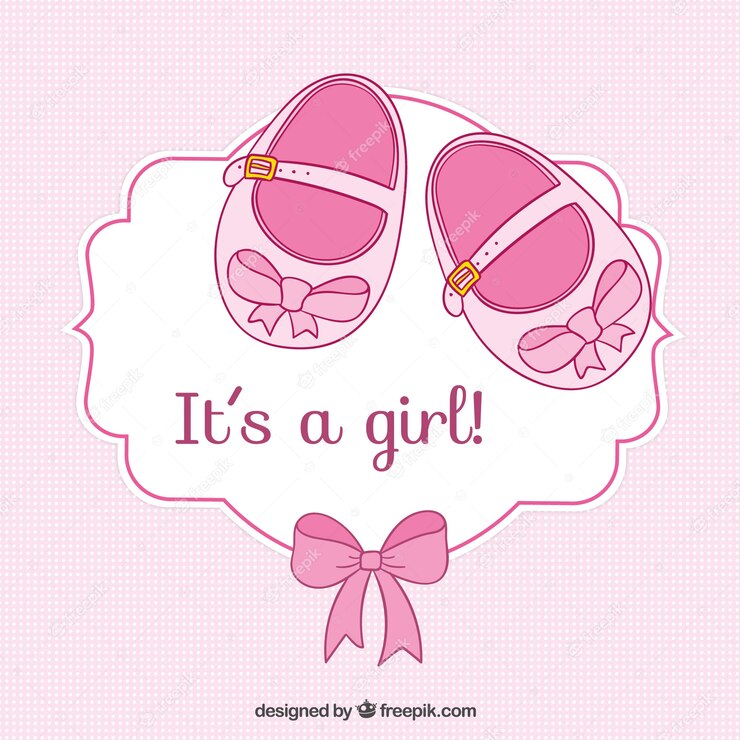 Girlish Baby Shower Card 23 2147510490