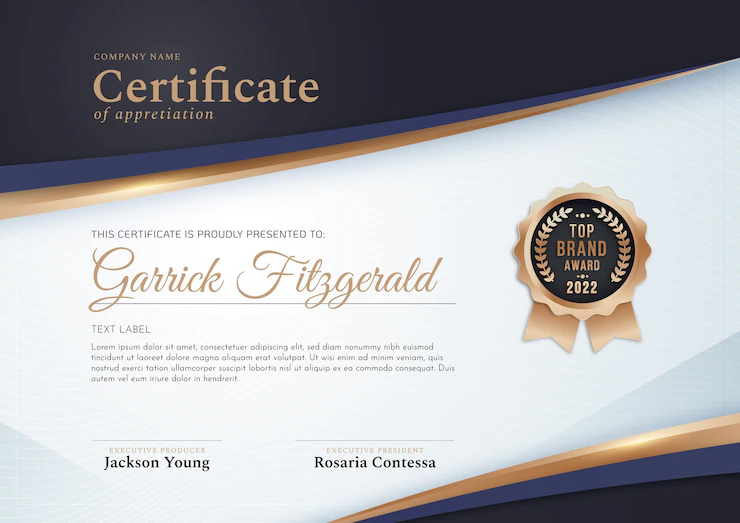 Gradient Elegant Certificate Template 79603 1666