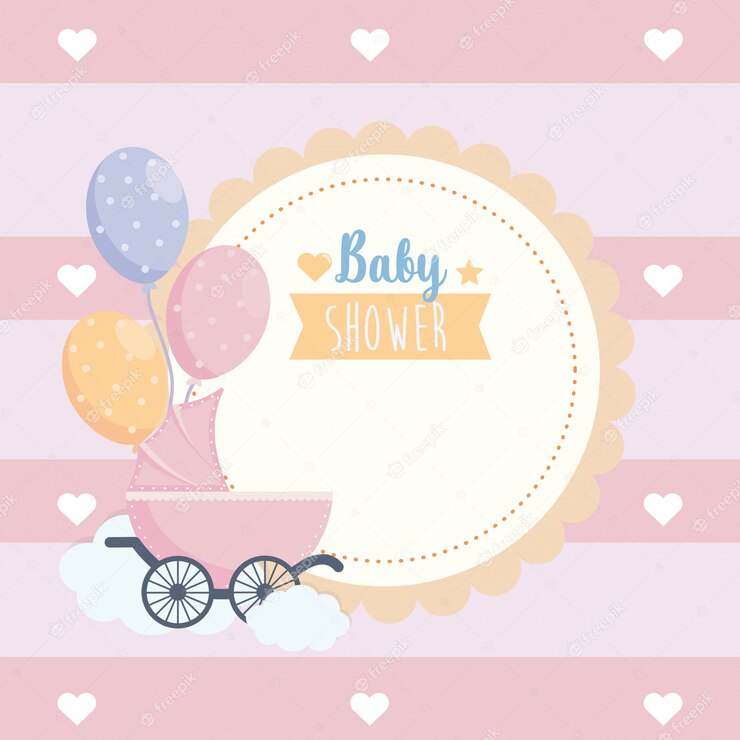 Label Baby Shower Poster Celebration 24640 46093