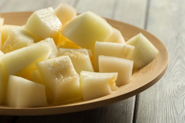 Melon on table Free Photo