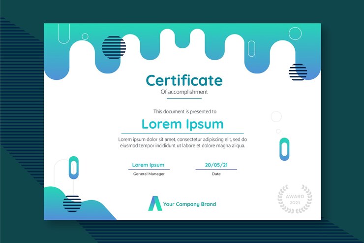 Modern Certificate Accomplishment Template 23 2148976514