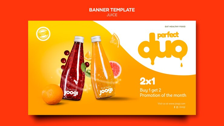 Organic Juice Banner Template 23 2148911056