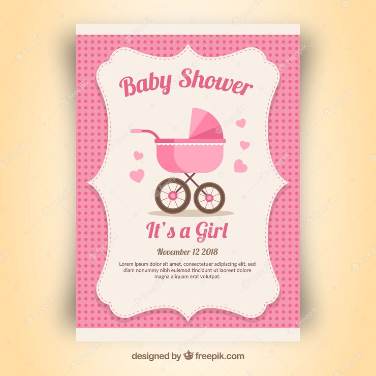 Pink Baby Shower Invitation Girl 23 2147764448