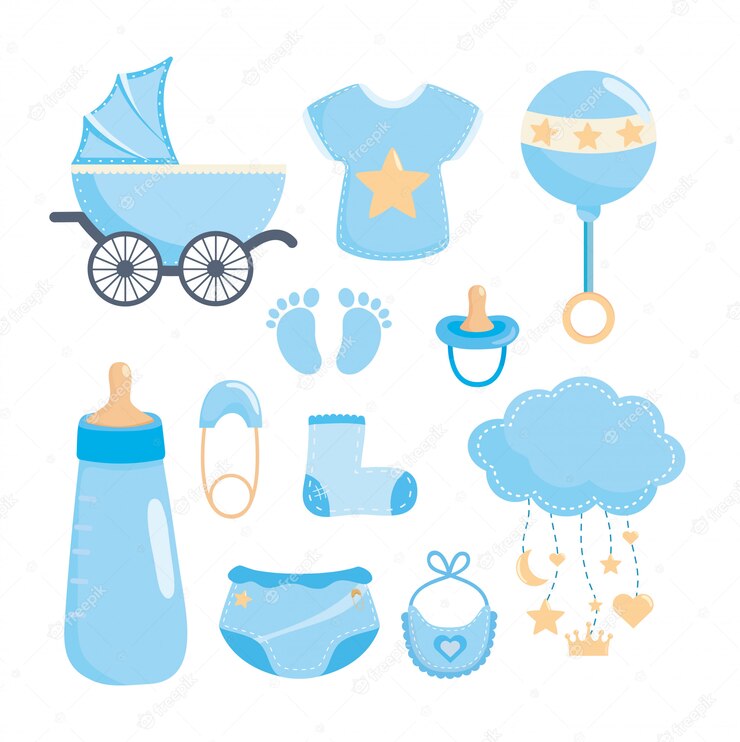 Set Baby Shower Elements 24640 46089