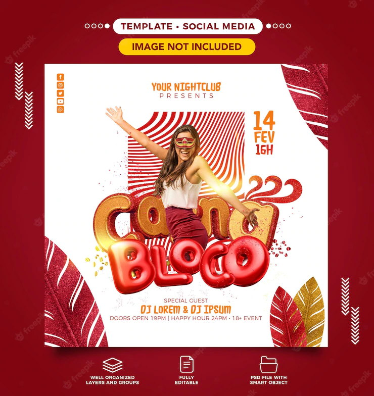 Social Media Feed Carna Bloco Carnival Events 220664 2717
