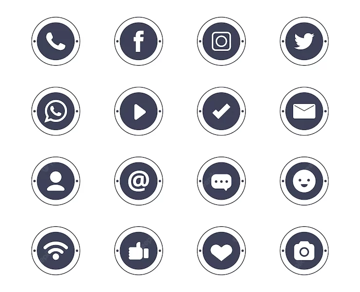 Social media logo collection Free Vector Social media logo collection Free Vector
