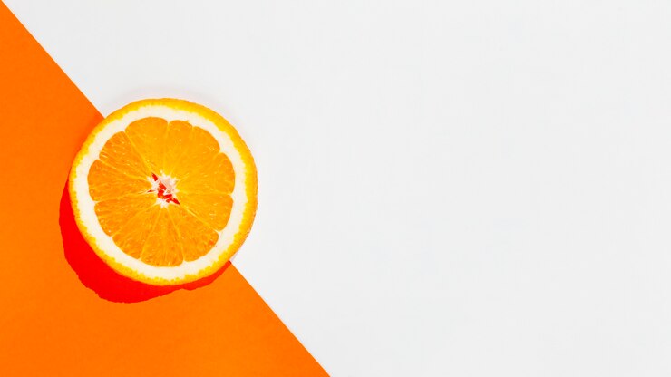 Top View Orange Slice Frame 23 2148545986