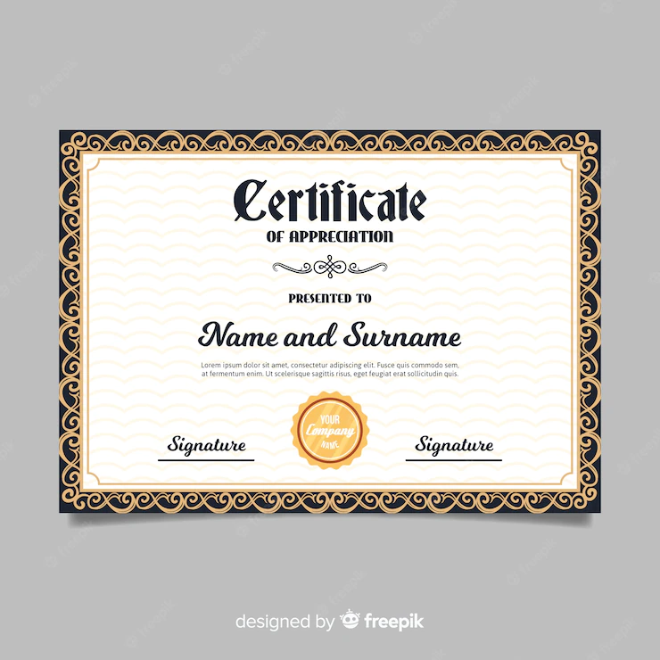 Vintage Certificate Template 23 2147948083