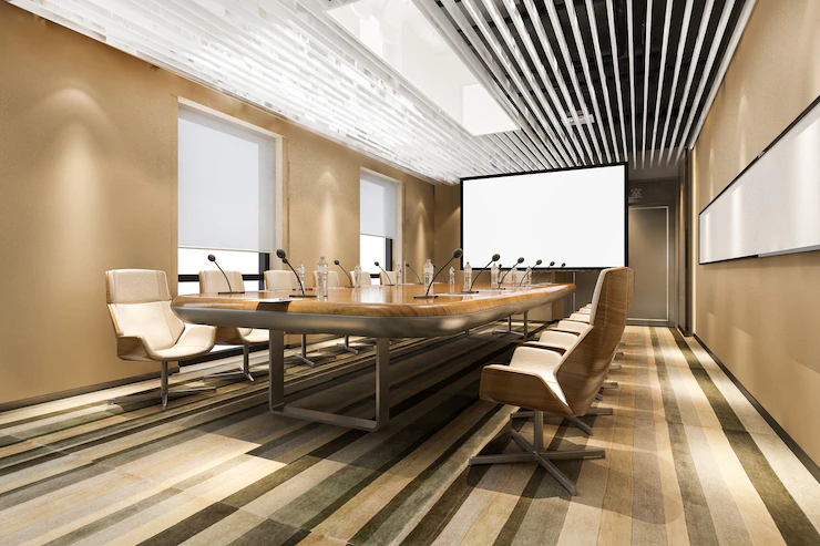 3d Rendering Business Meeting Room Office Building 105762 2013