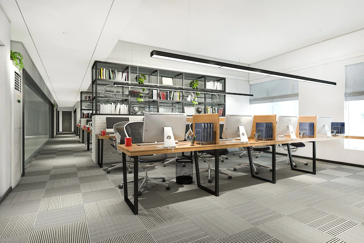 3d Rendering Business Meeting Working Room Office Building 105762 1992