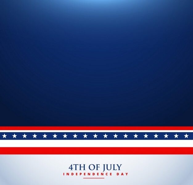 4th of july background Free Vector