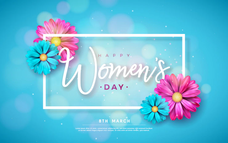 8 March Happy Women S Day Floral Greeting Card 1314 2584