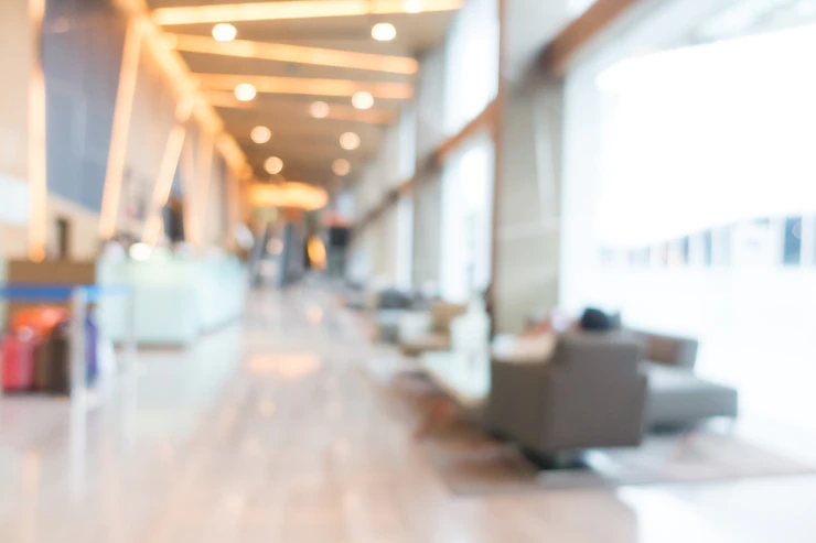 Abstract Blur Hotel Interior 1203 8529