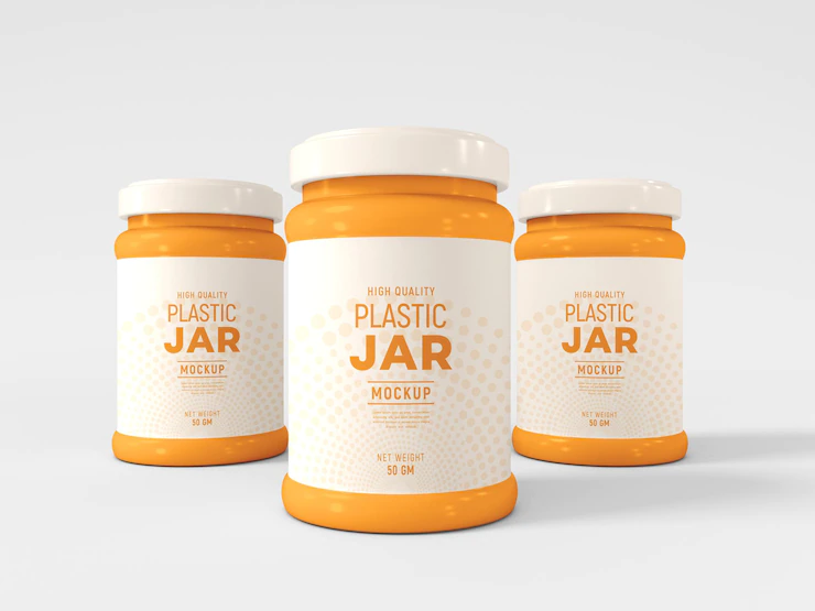 Air Tight Plastic Jar Packaging Mockup 439185 2843