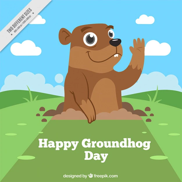 Background Groundhog Saluting 23 2147596122