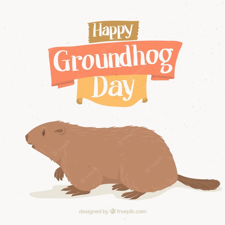 Background With Groundhog Day Illustration 23 2147596607