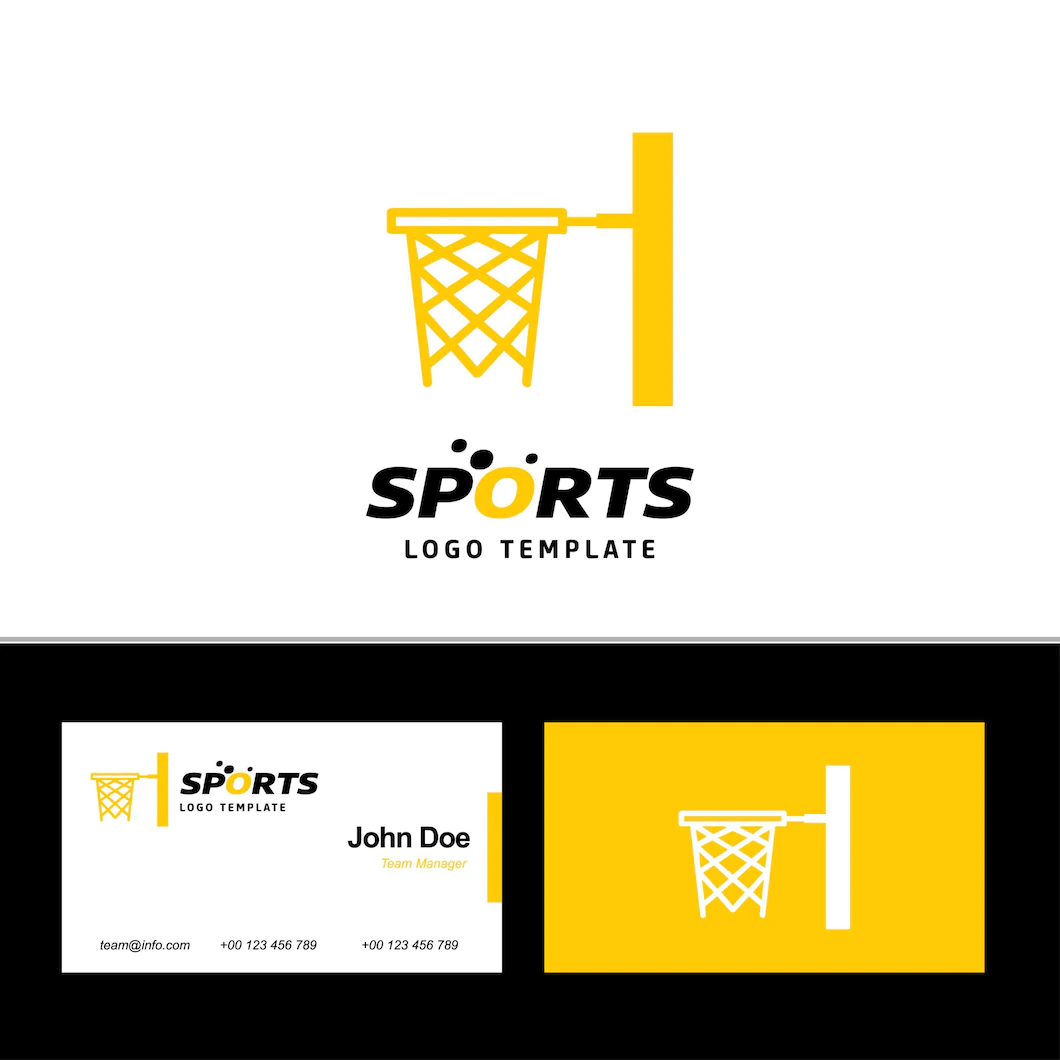 Basket Ball Logo Business Card 1057 7992