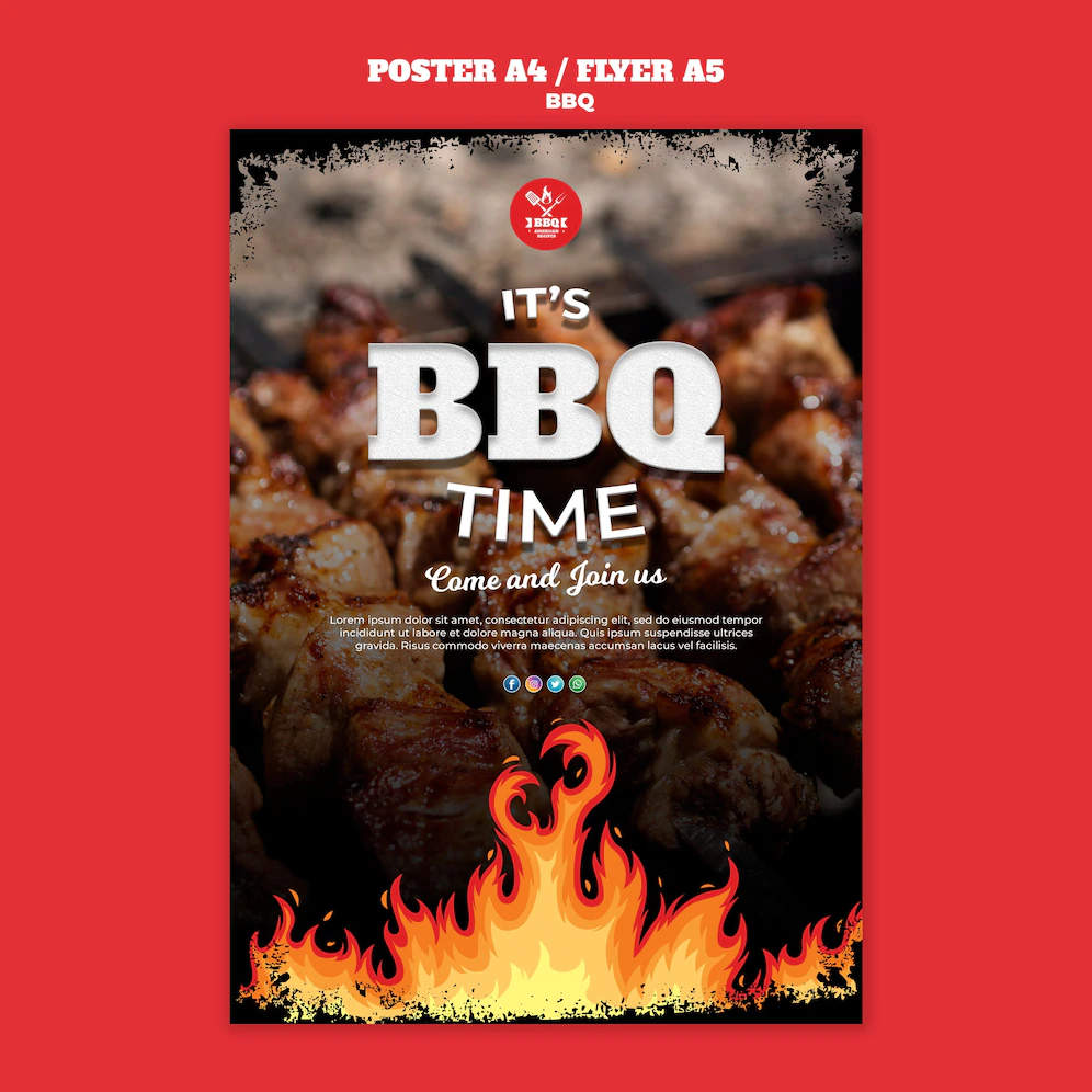 Bbq Concept Poster Flyer Template 23 2148508827