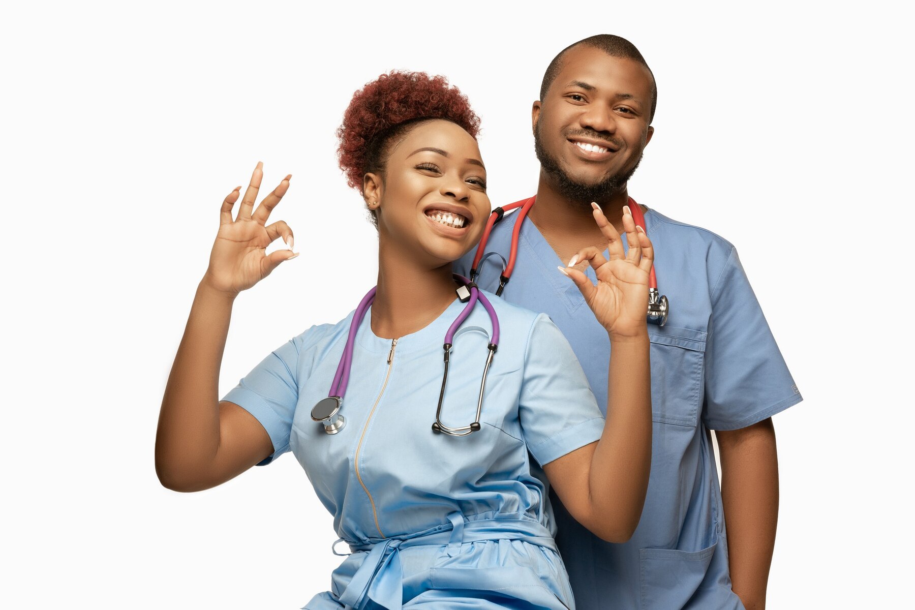 Beautiful African American Doctor Couple White 155003 41583