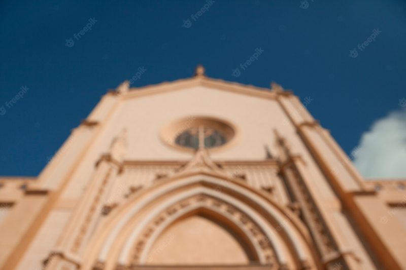 Beautiful church background Free Photo