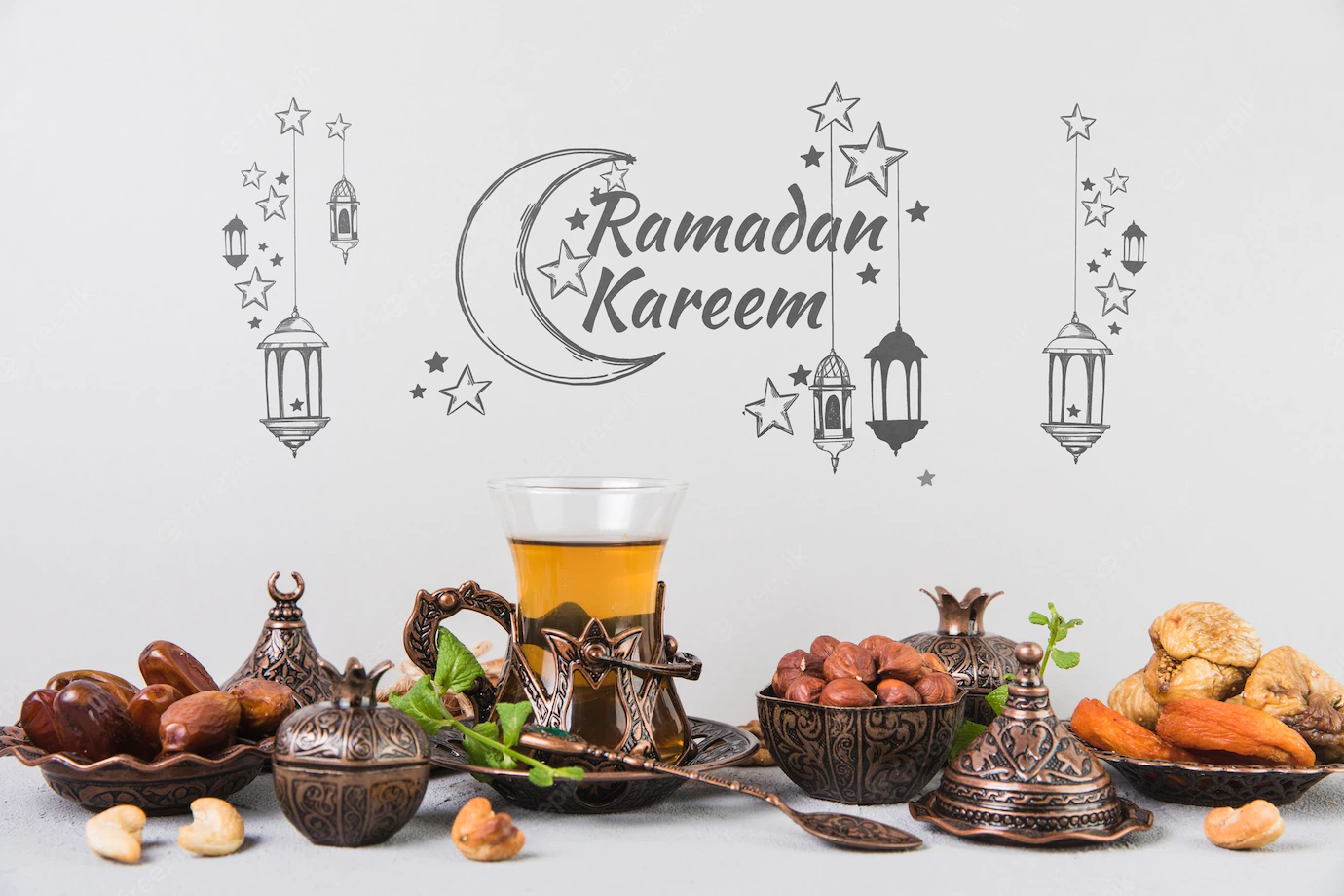 Beautiful Still Life With Ramadan Elements 23 2148154537