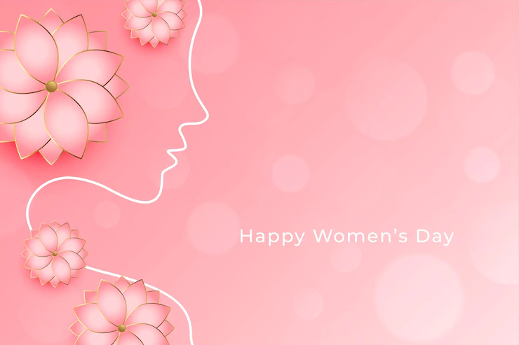 Beautiful Women S Day Flower Decorative Wishes Greeting Card 1017 30432