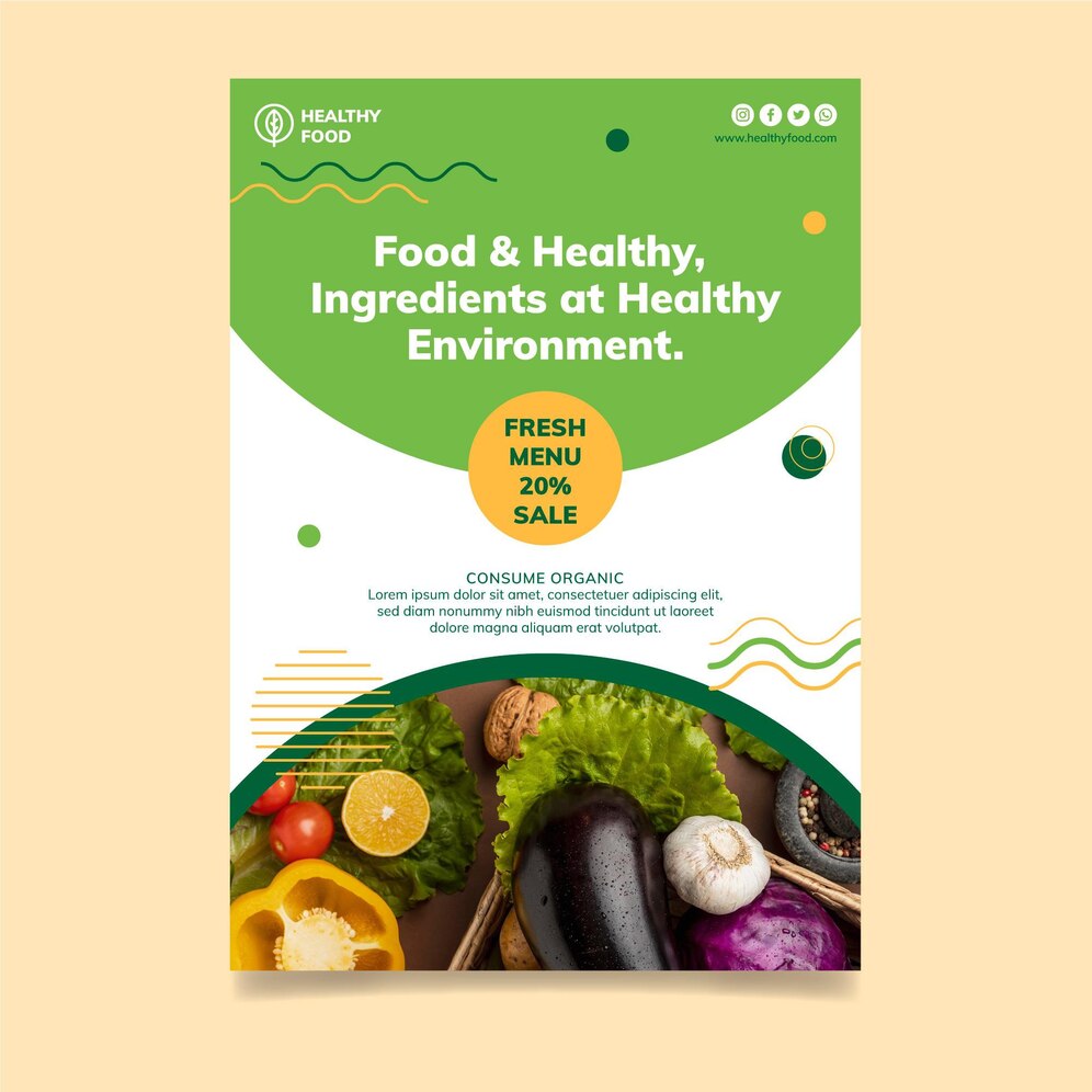 Bio Healthy Food Flyer Template 23 2148931426