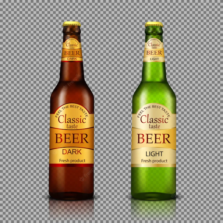 Branded Bottles Beer Realistic 1441 863