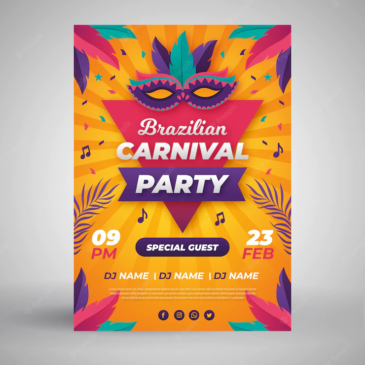 Brazilian Carnival Flyer Template 52683 32139