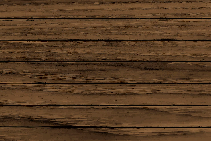Brown wooden background Free Vector