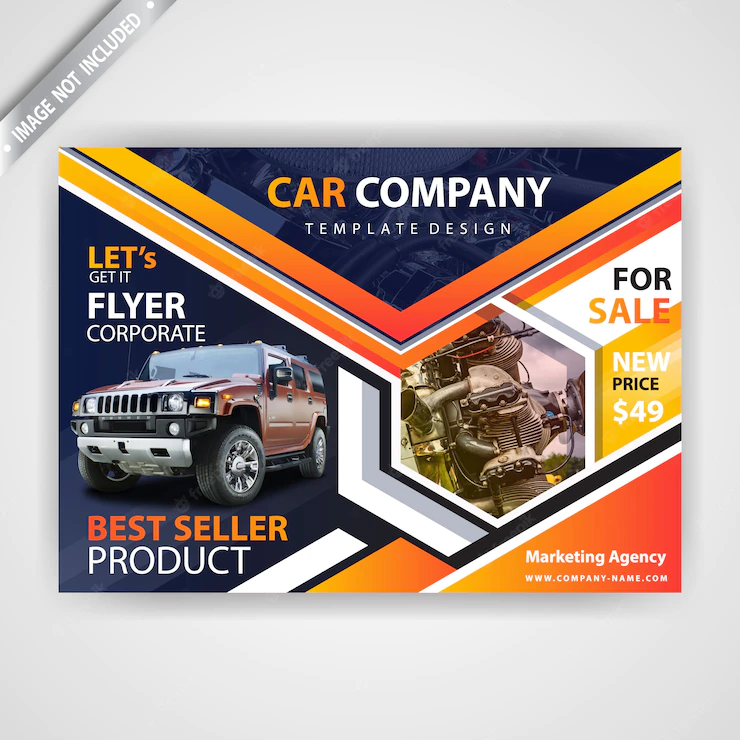 Car Advertising Flyer 1409 737