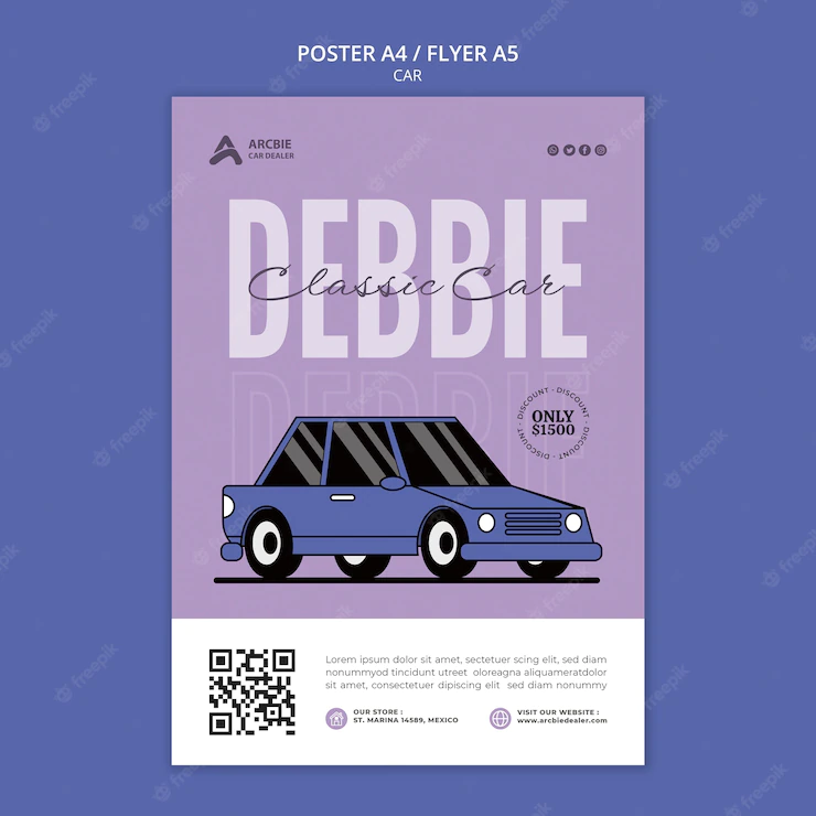 Car Sale Poster Flyer Design Template 23 2149145179