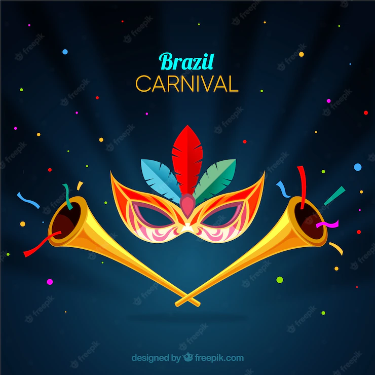 Carnival Background With Trumpets 23 2147746380