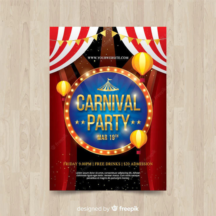 Carnival Party Flyer Template 23 2148025470