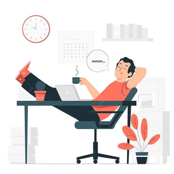 Coffee Break Concept Illustration 114360 3707